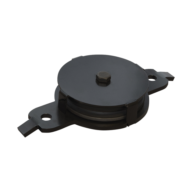Wentex Eurotrack Curtain Track Pulley Return Wheel - 85 mm - Black