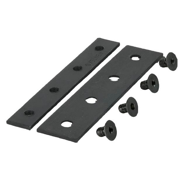 Wentex Eurotrack Curtain Track Connection Strip - 15 cm (5.91 in) - Black