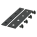 Wentex Eurotrack Curtain Track Connection Strip - 15 cm (5.91 in) - Black