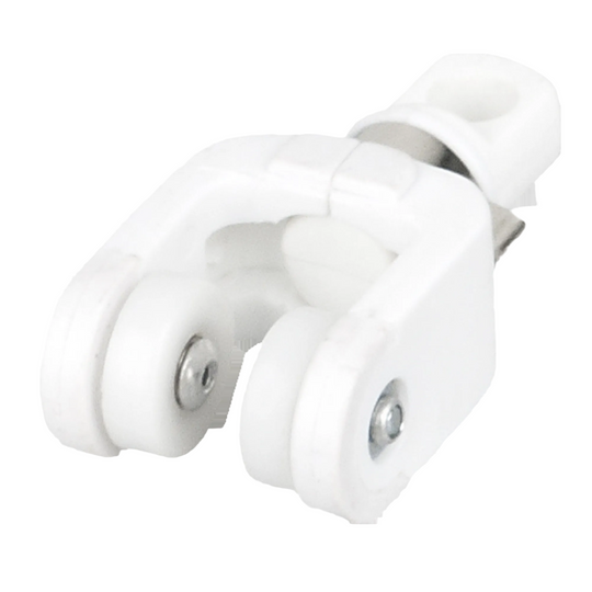 Wentex Eurotrack Curtain Track Runner - 2-Wheel - White
