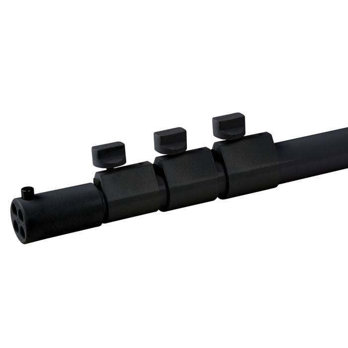 Pipe & Drape - Upright - Telescopic 4-way - 6'(h) to 16'(h) - Black