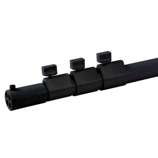 Pipe & Drape - Upright - Telescopic 4-way - 6'(h) to 16'(h) - Black