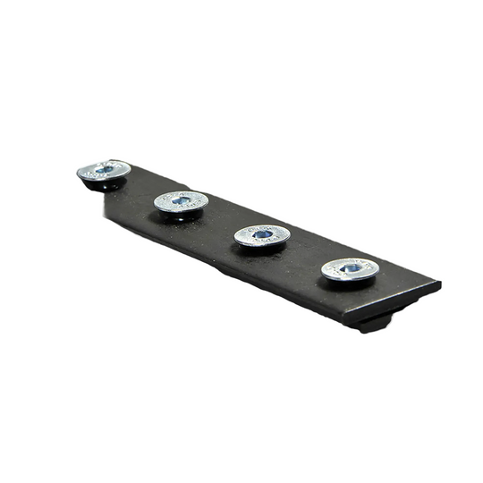 Wentex Eurotrack Curtain Track Connection Strip - 15 cm (5.91 in) - Black