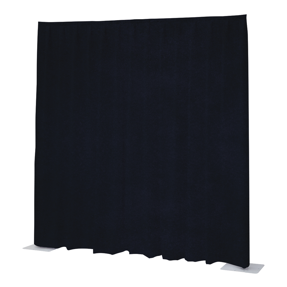 WENTEX P&D curtain 10'(h) x 11'(w) dark blue Velvet Napoli 260 g/m2 pleated