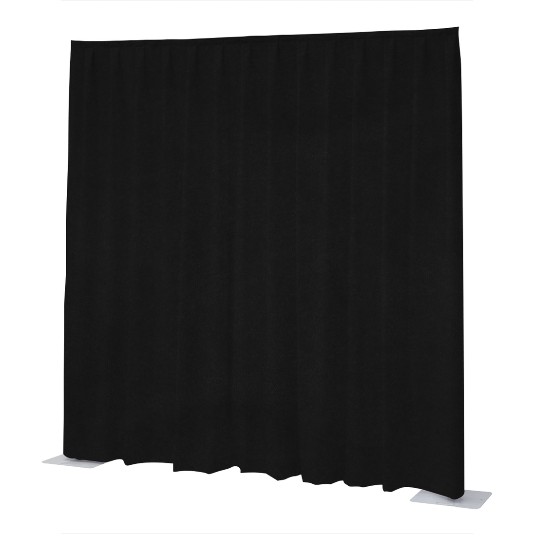WENTEX P&D curtain 16'(h) x 11'(w) black Velvet Napoli 480 g/m2 pleated