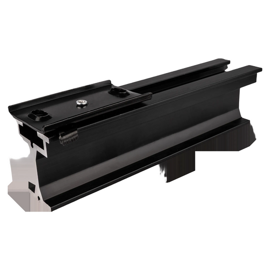 Wentex Eurotrack Curtain Track Ceiling Mount - Quick Coupling - Black