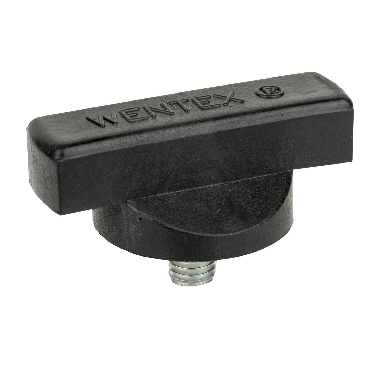 WENTEX Rotary Knob Wide for Upright - M10 x 12 mm - Black