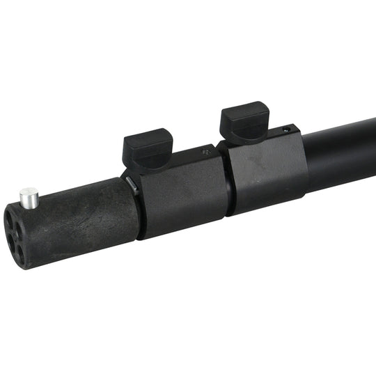 Pipe & Drape - Upright - Telescopic 3-way - 6'(h) to 14'(h) - Black