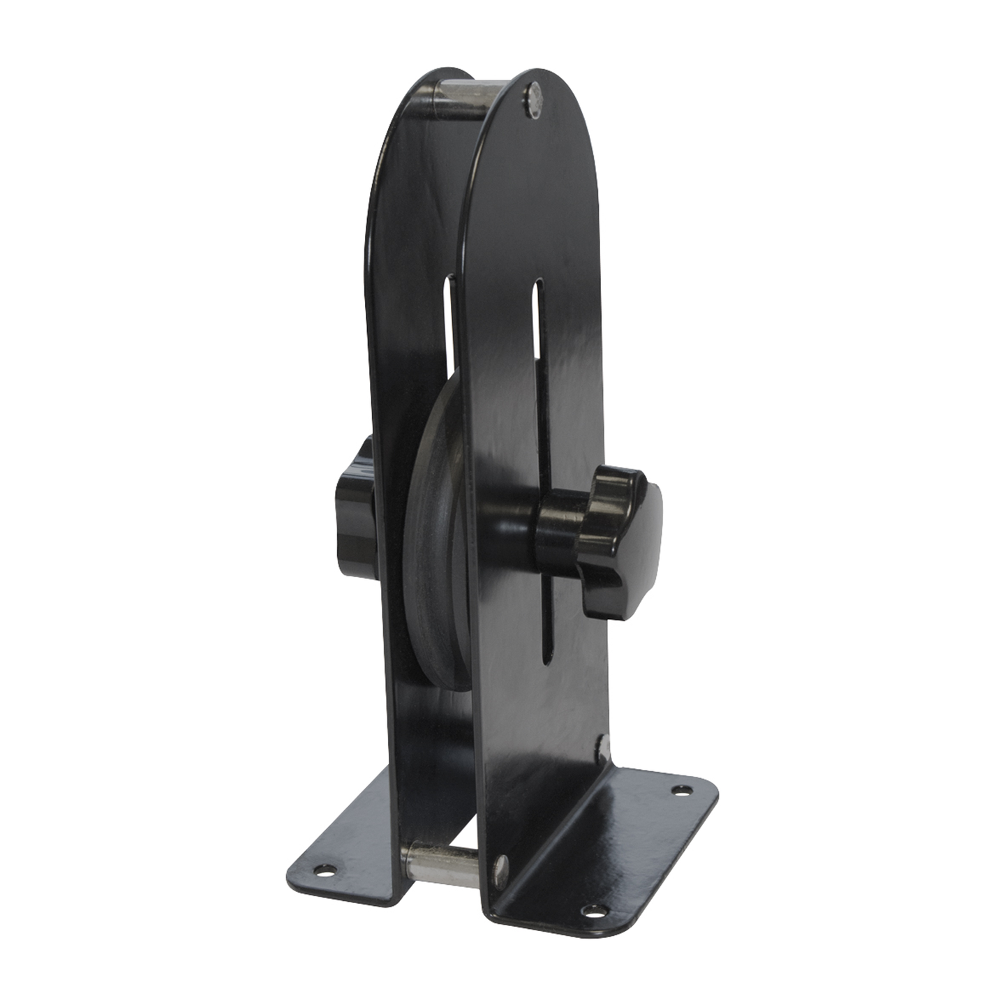 Wentex Eurotrack Curtain Track Floor Pulley - Black